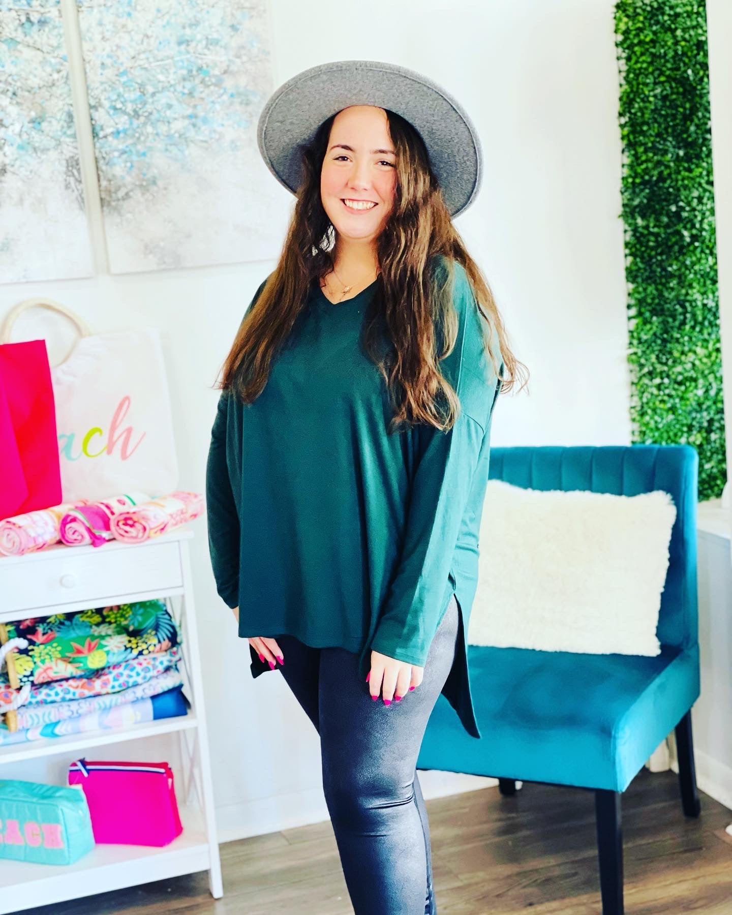 Wide Brim Panama Hat