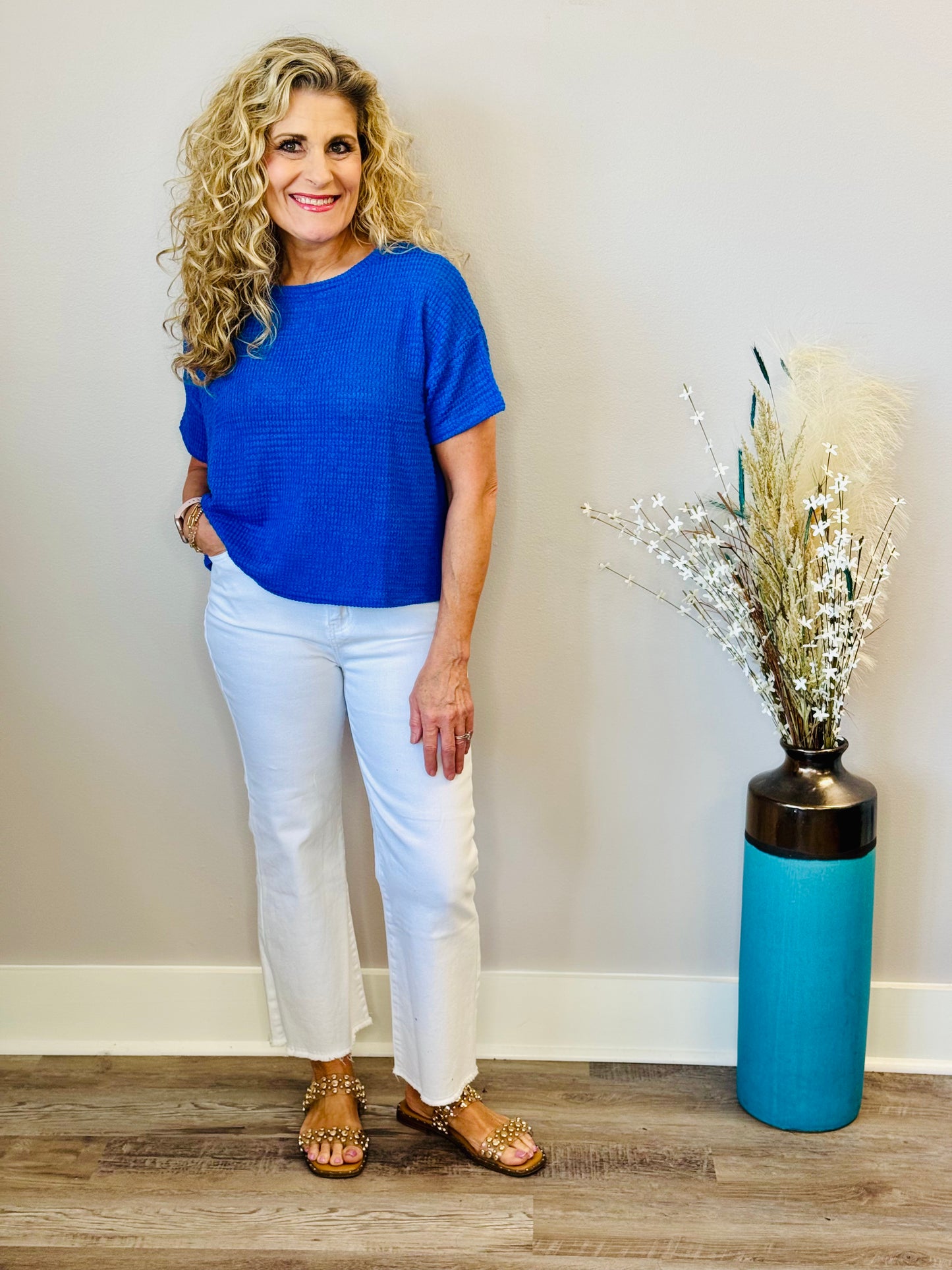 Sweet Summer Time Sweater (BLUE)