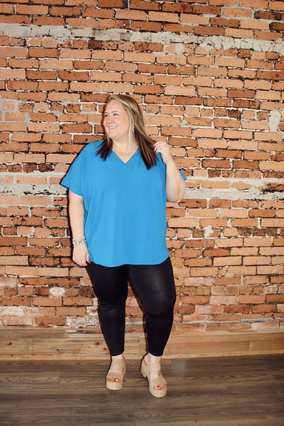 Just My Luck Top (BLUE)