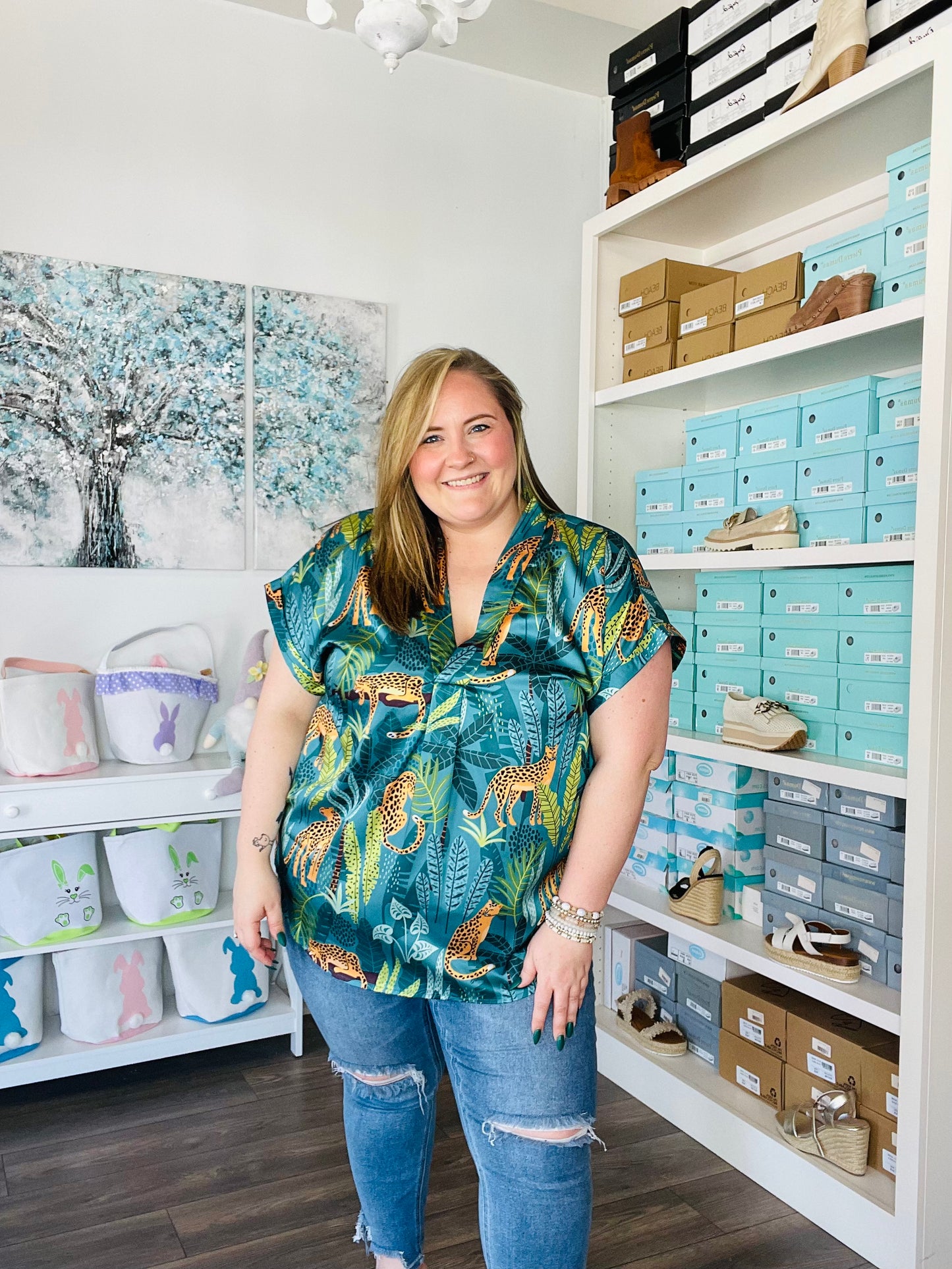 Jade Jungle Top (PLUS)