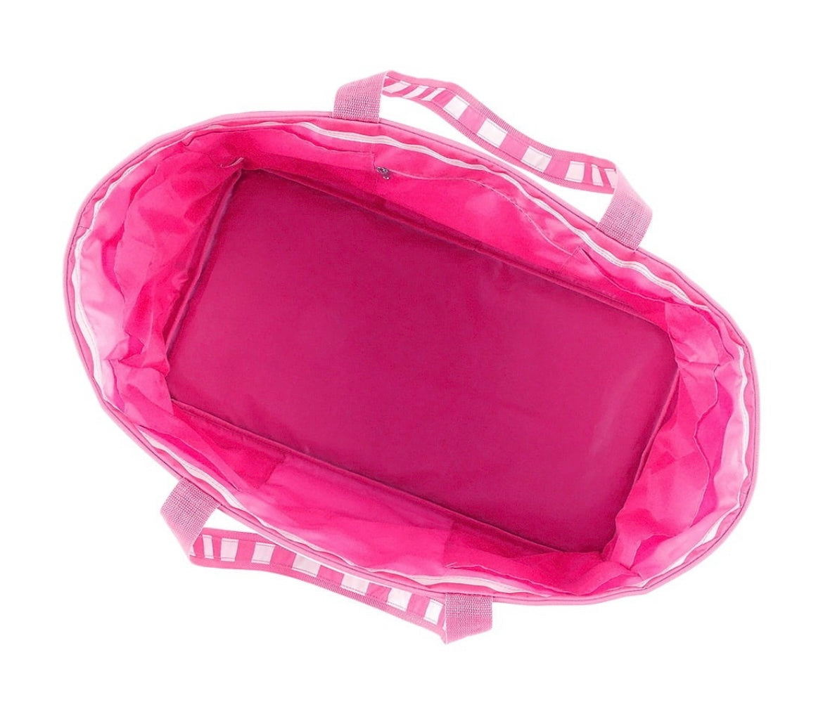 Hot Pink Stripe Ultimate Tote