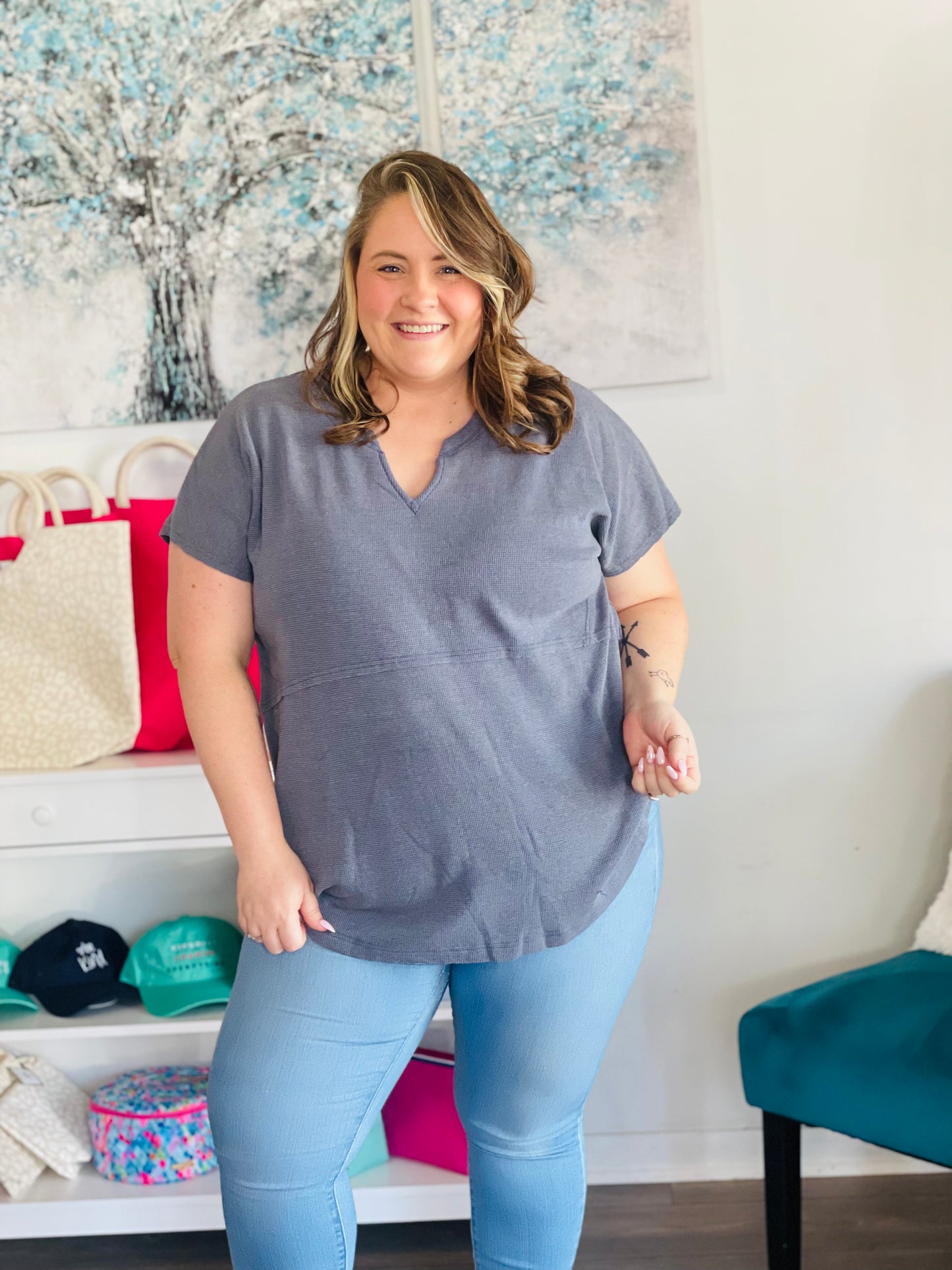 Mia Mineral Wash Thermal Top