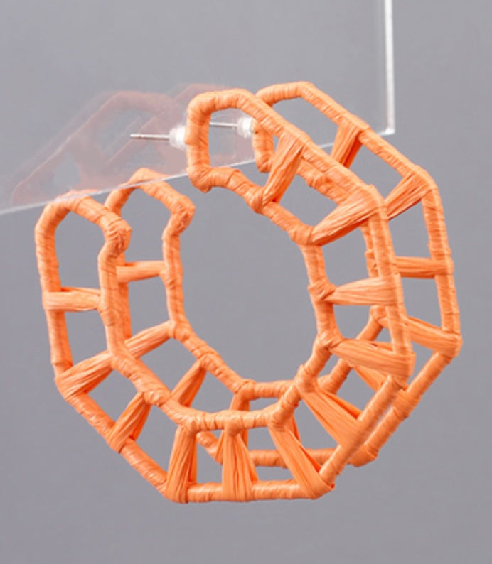 Open Hexagon Hoops(ORGANGE)