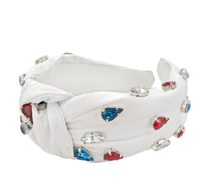 Multi Stone & Knot Headband
