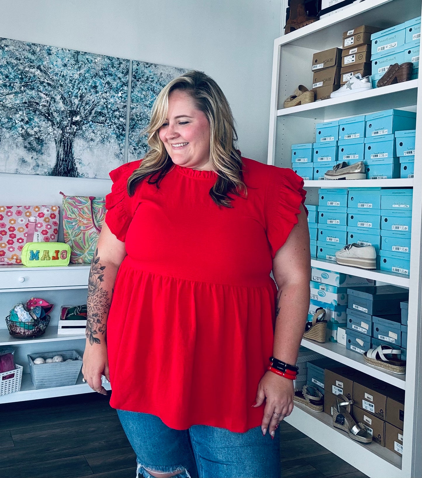 Saturday In Athens Top (PLUS)