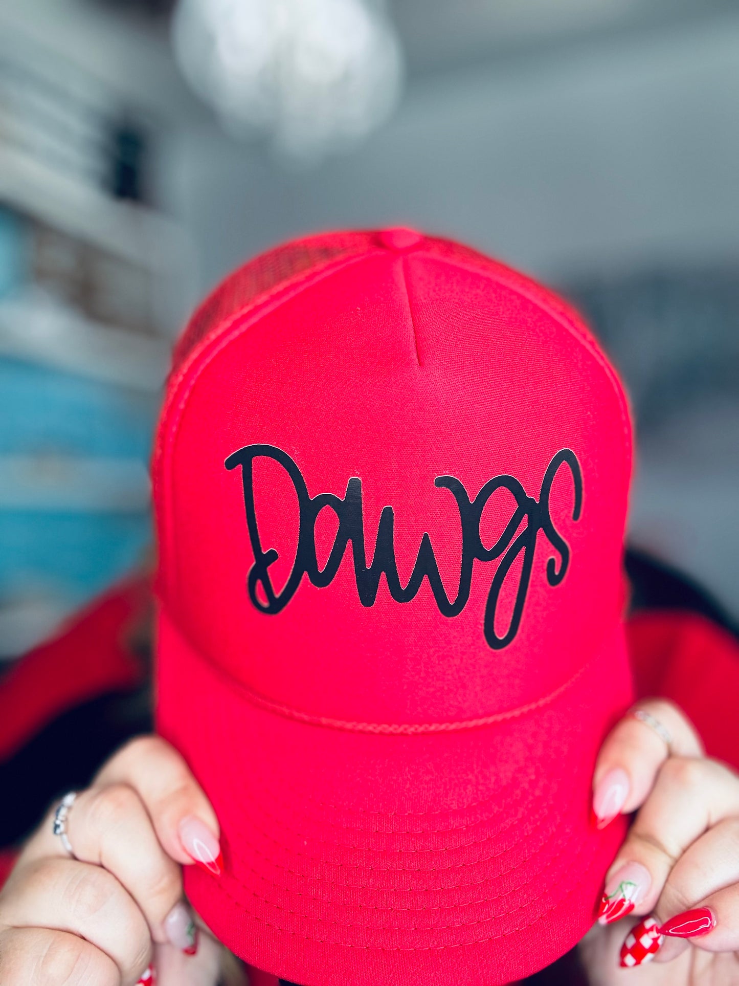 Dawgs Trucker Hat (RED)