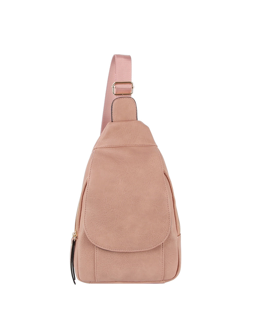 Front Crossbody Sling Fashion Bag/ BLUSH