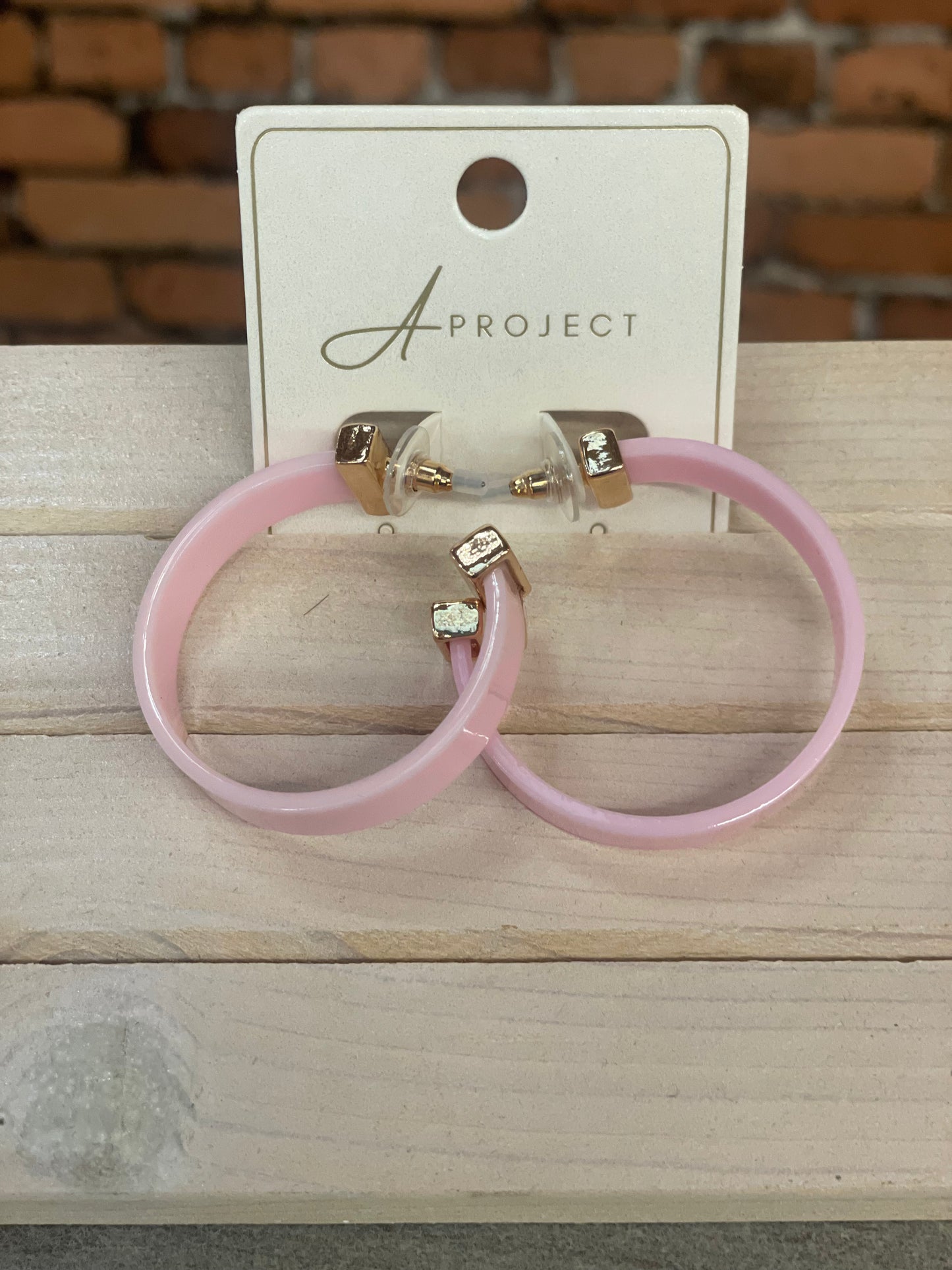 Pretty Pink Hoops