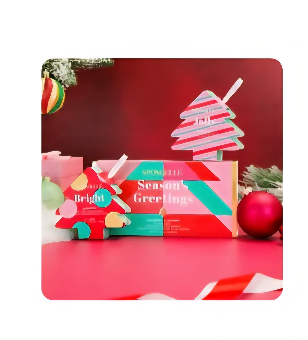Season's Greetings Holiday Tree Gift Set