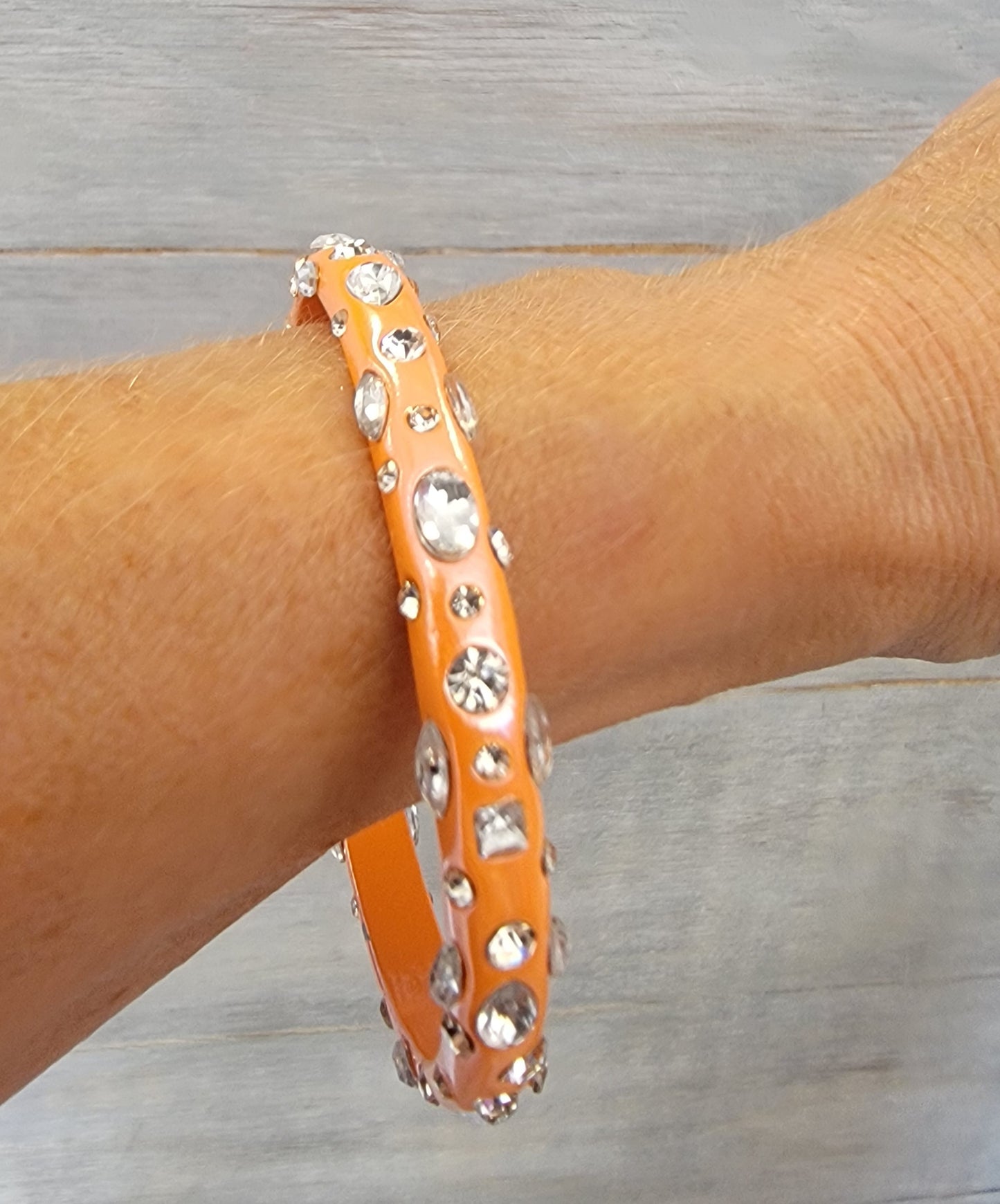 Crystal Bangle (Orange)