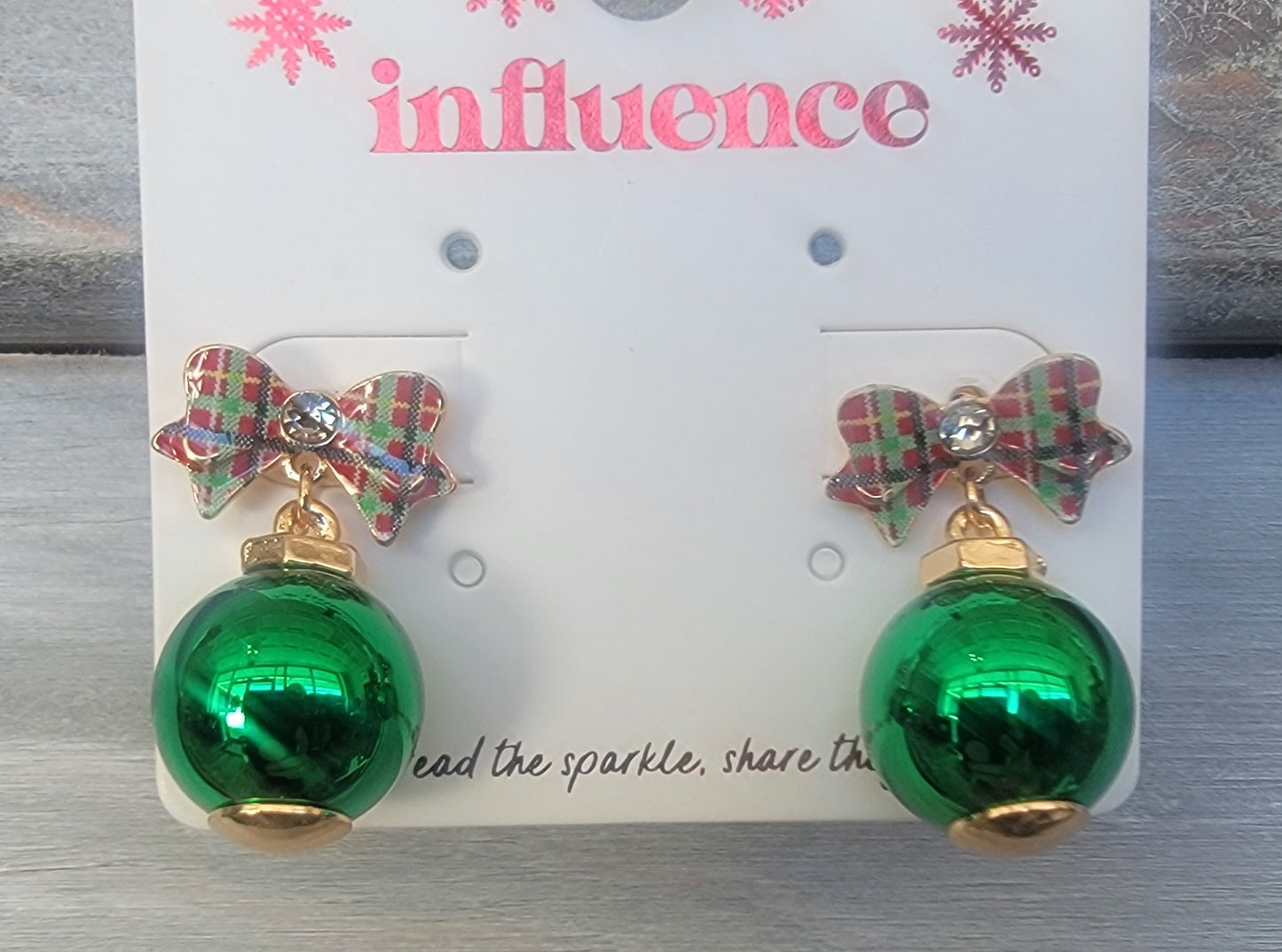 Bow & Ornament Drop Earrings