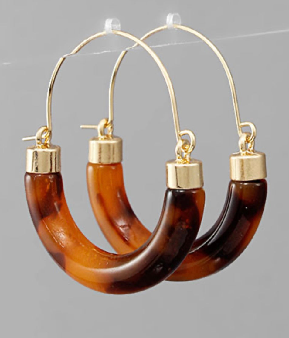 Wild Wire Hoops (TORTOISE)