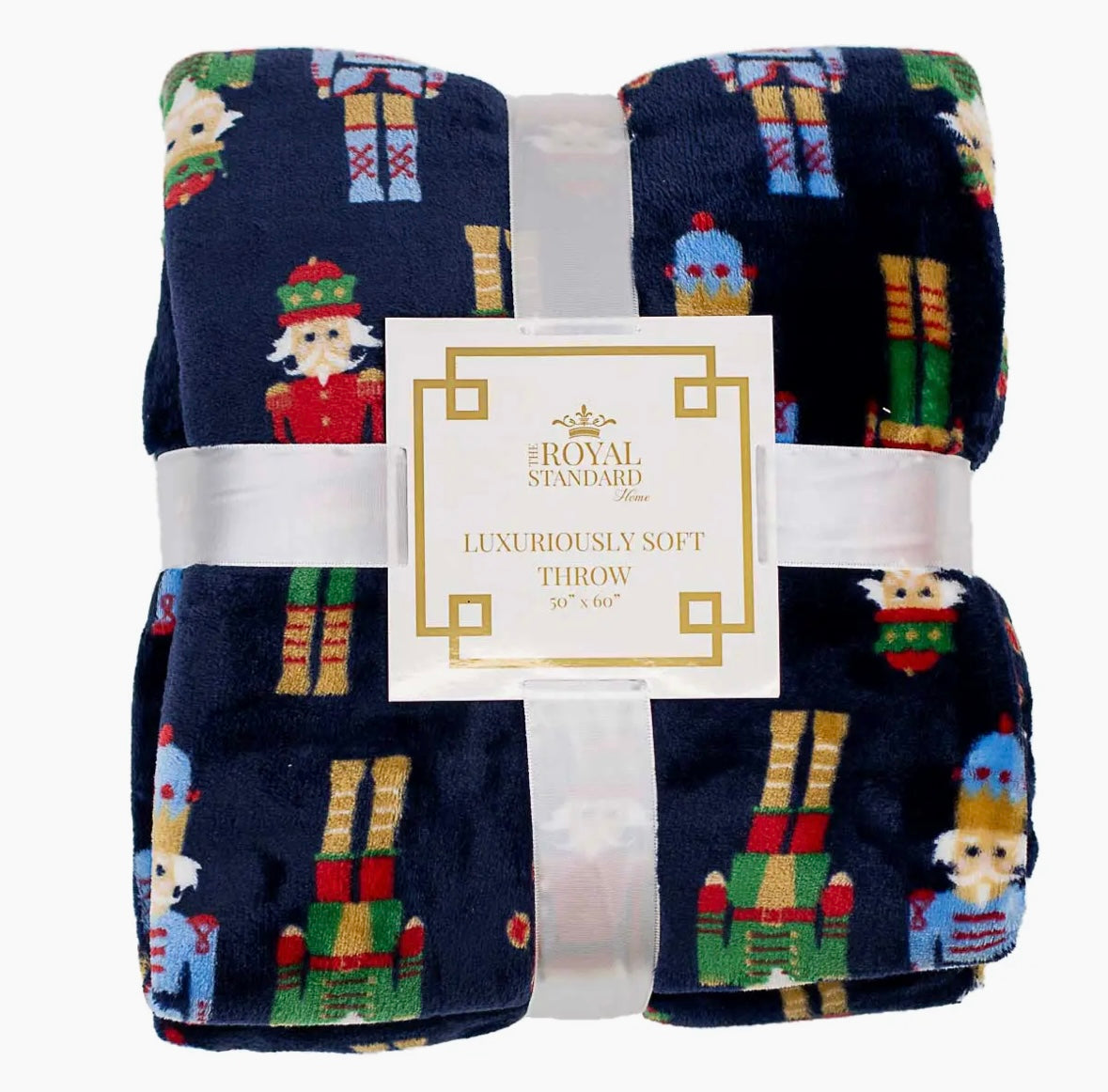 Nutcracker March Throw Blanket(NAVY)