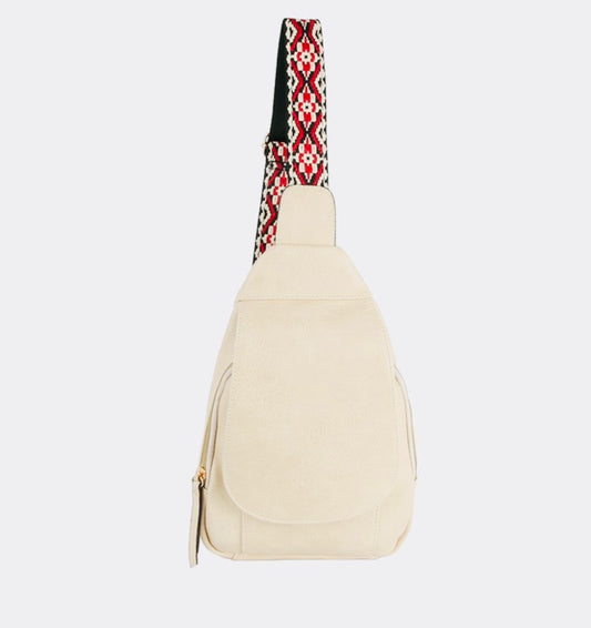 Crossbody Sling Bag (BEIGE)