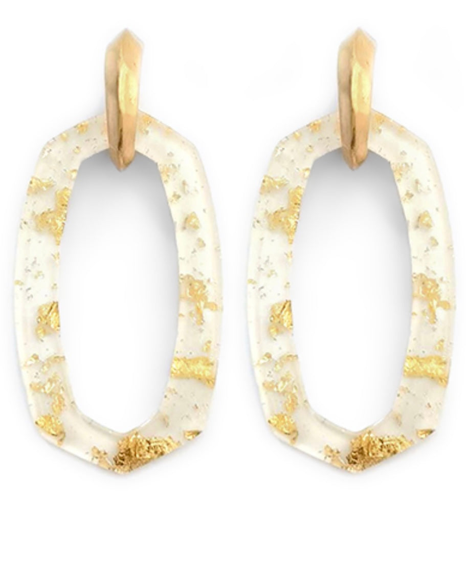 The Glaze Earrings (WHITE)