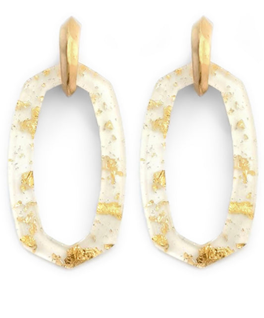 The Glaze Earrings (WHITE)