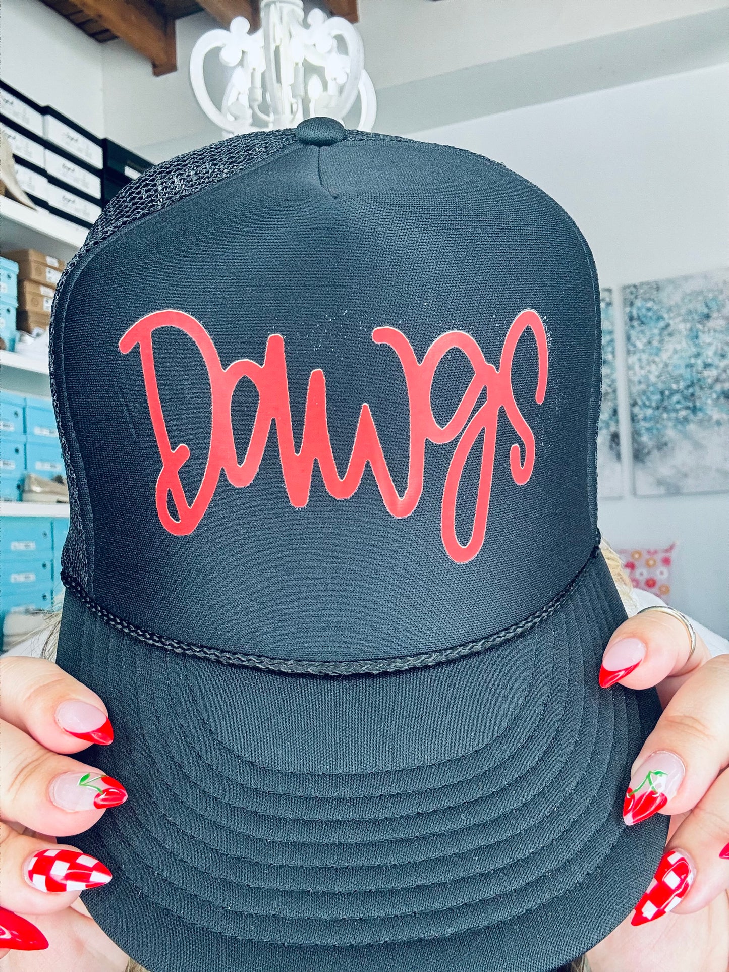 Dawgs Trucker Hat (BLACK)