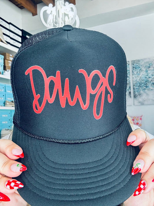 Dawgs Trucker Hat (BLACK)