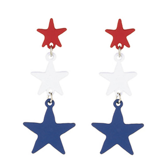 Star Drop Earrings