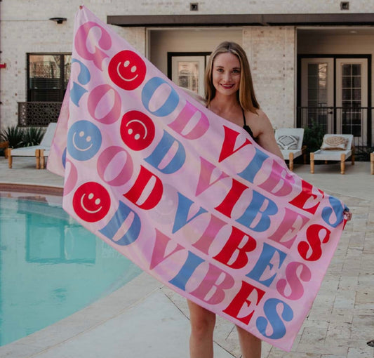 Good Vibes Quick Dry Towel