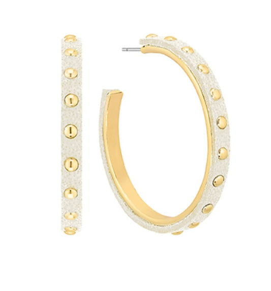 Classic Christmas Hoops (IVORY)