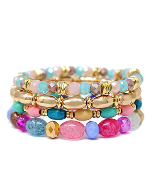 Sweet Like Candy Bracelet Stack