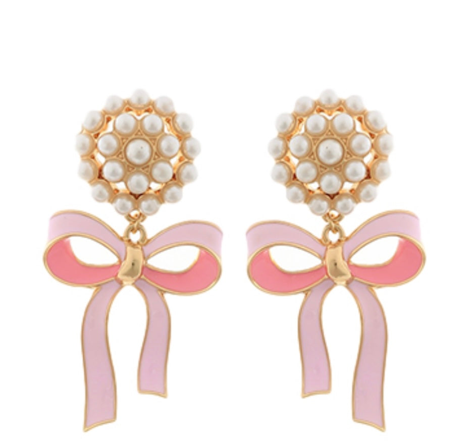 All Dolled Up Earrings - Pink