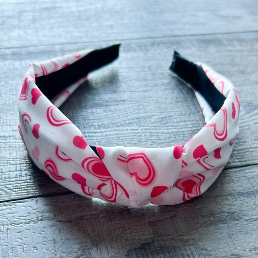 Heart To Heart Headband - White