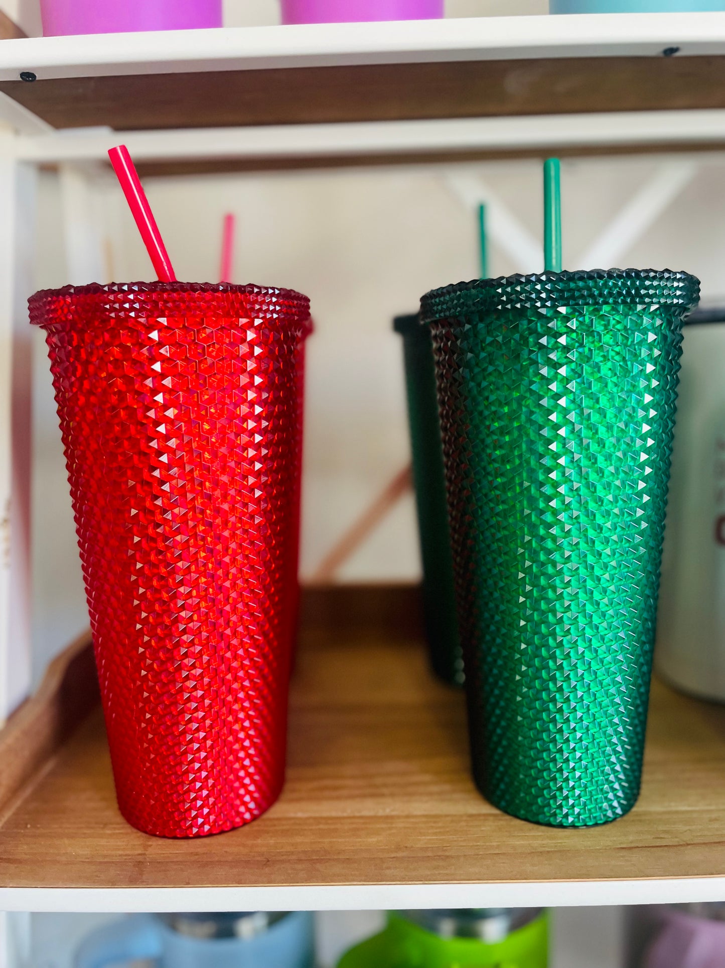 Studded Christmas Tumbler