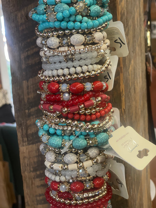 Multibead Bracelet Stack