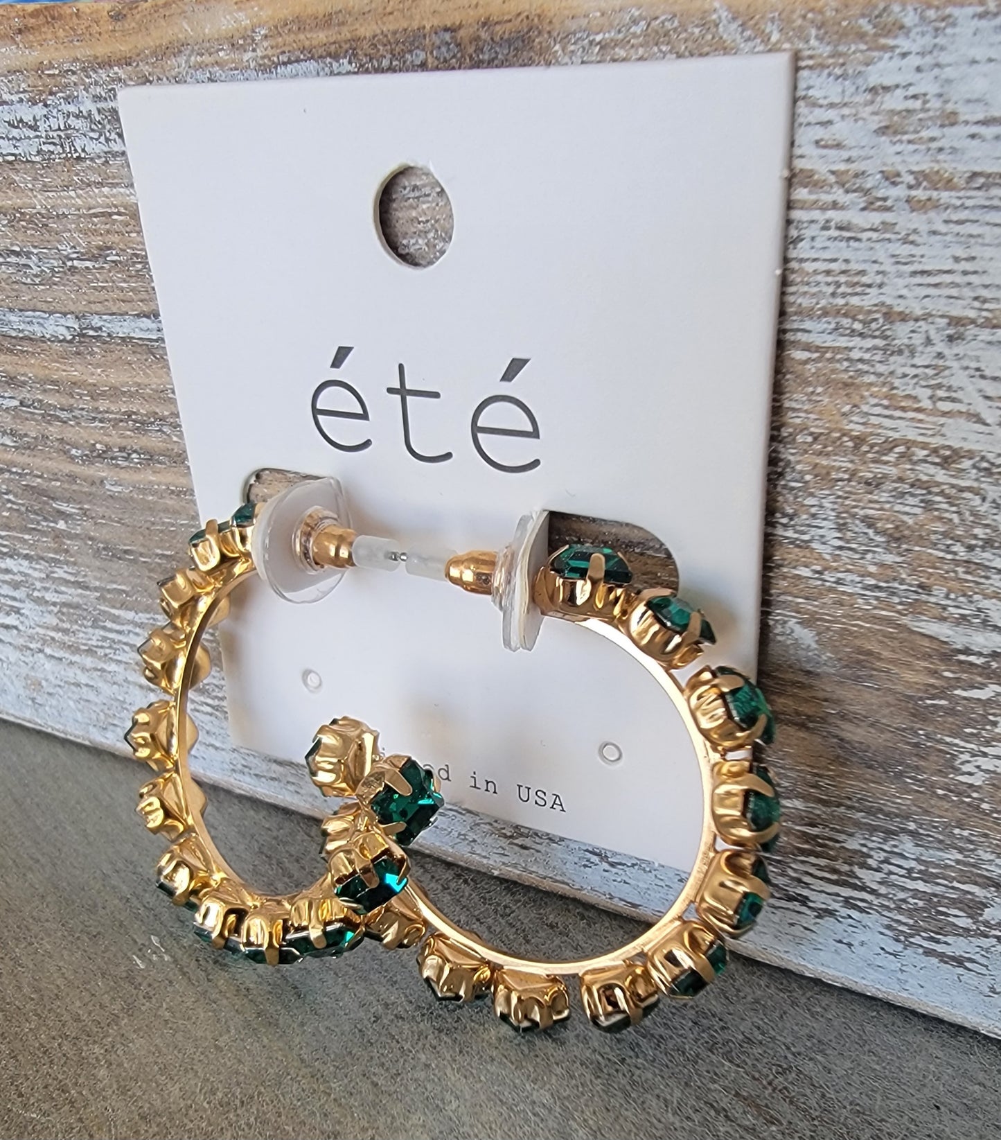 Shine On Earrings(GREEN)