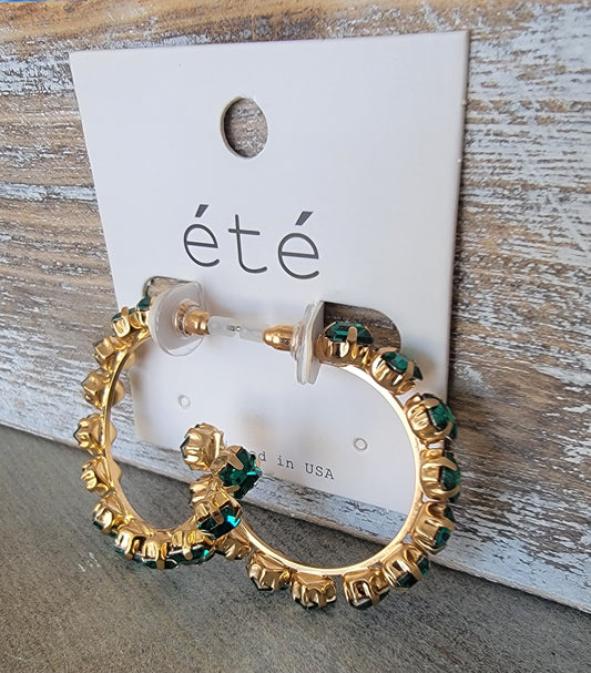 Shine On Earrings(GREEN)
