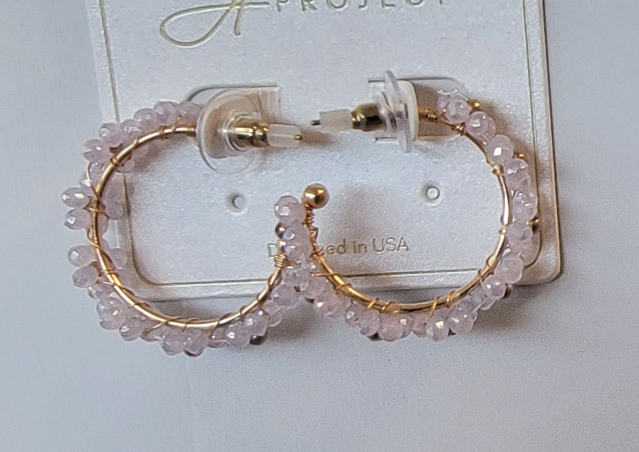 Flower Feild Earrings (LAVENDER)