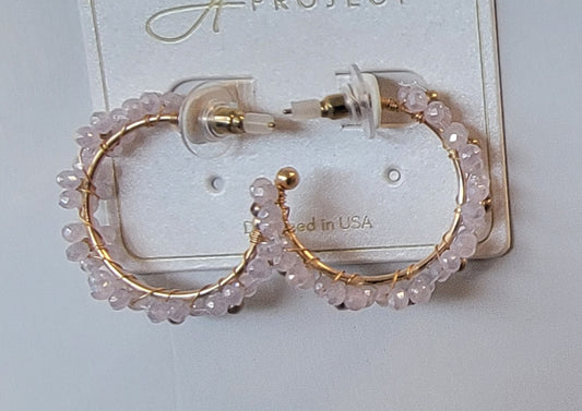 Flower Feild Earrings (LAVENDER)