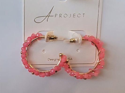 Flower Feild Earrings (PINK)