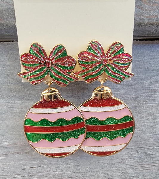 Christmas Ornament Earring