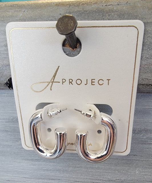 Bitty Oval Hoop