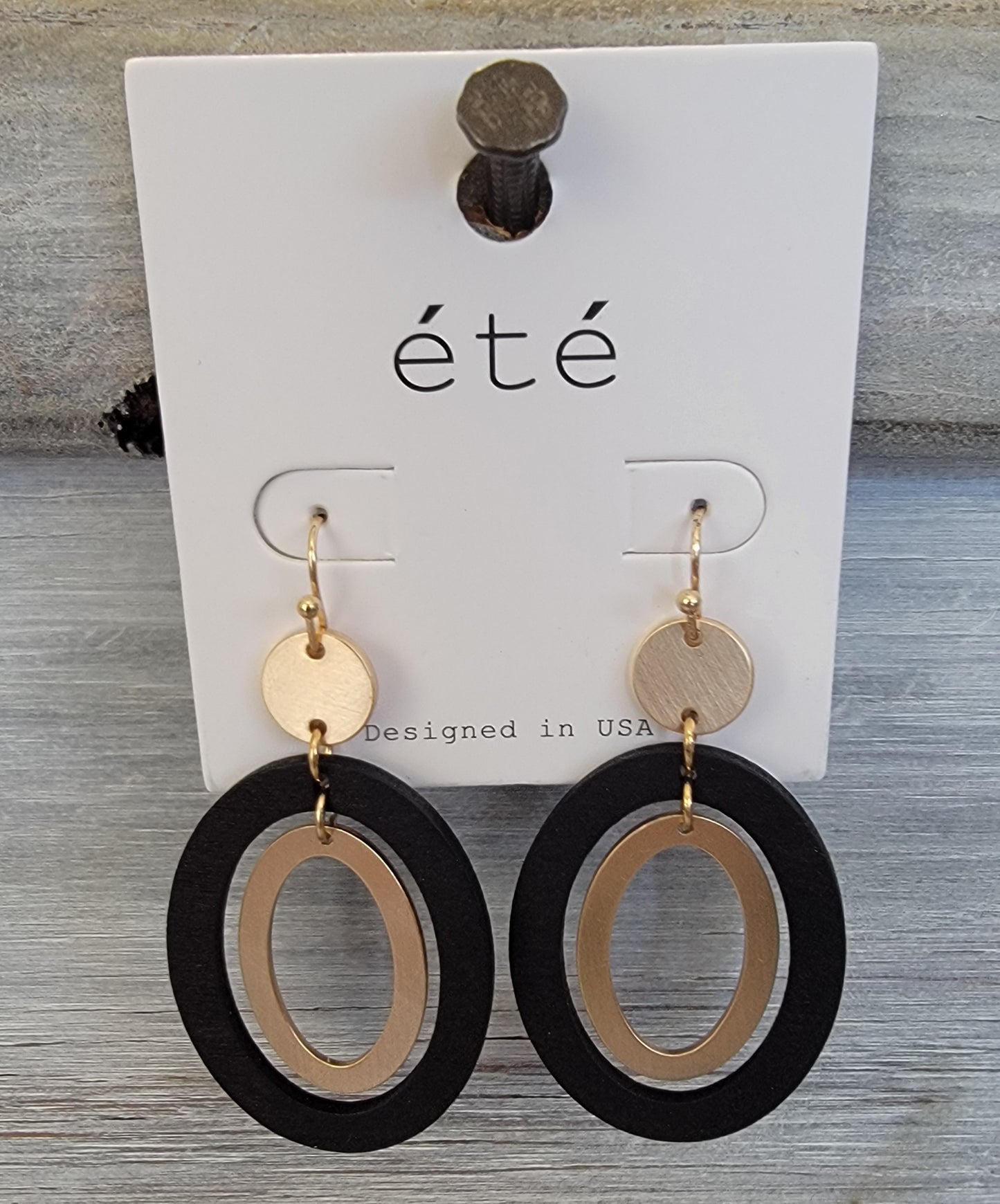 Wood/Metal Mix Dangle