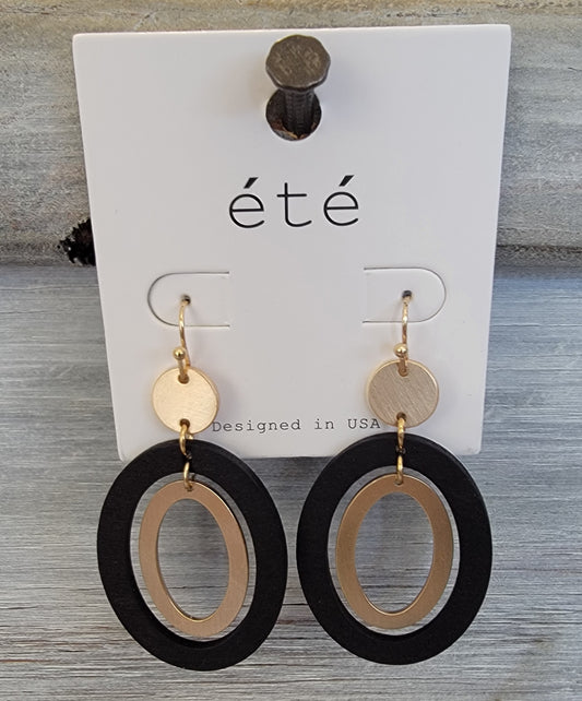 Wood/Metal Mix Dangle