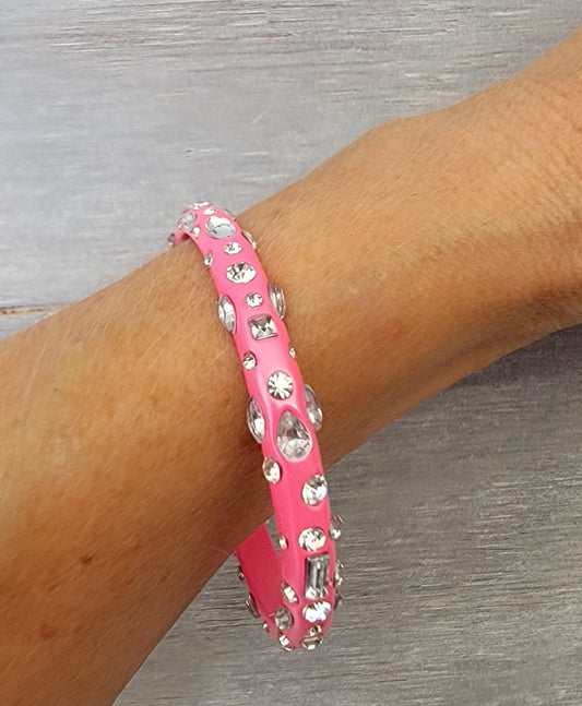 Crystal Bangle ( Pink)