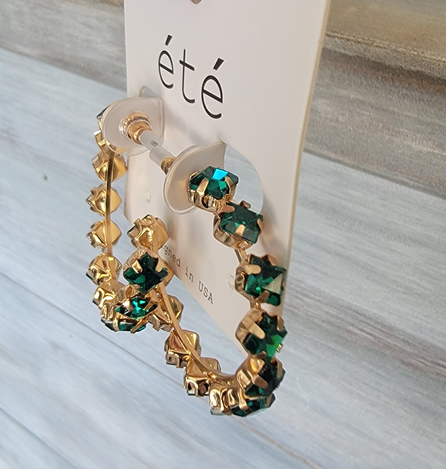 Shine On Earrings(GREEN)
