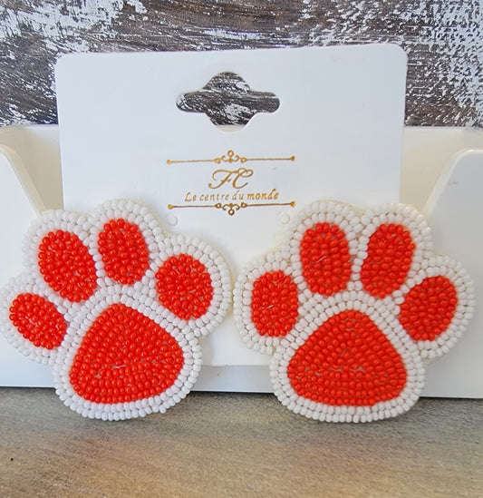 Dawg Print Earrings