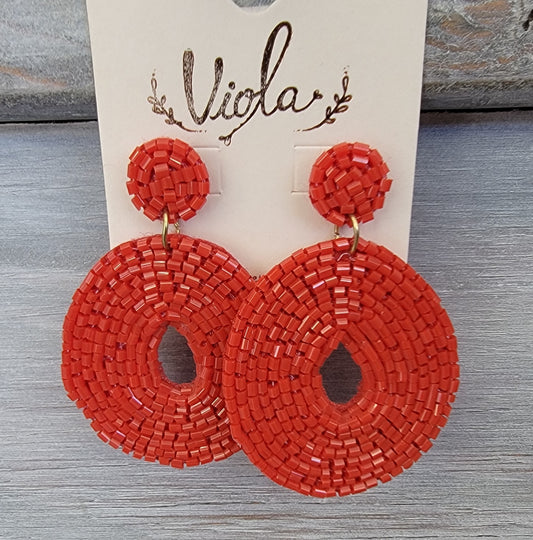 Georgia Red Earrings