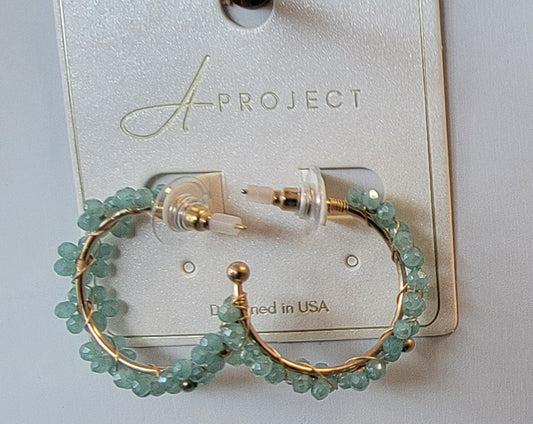 Flower Feild Earrings (MINT)