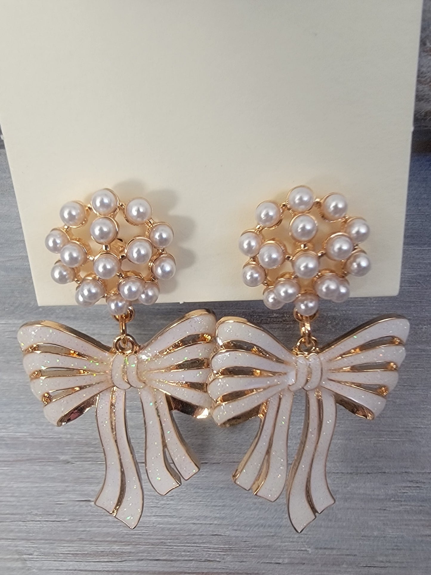 Christmas Bow Earrings